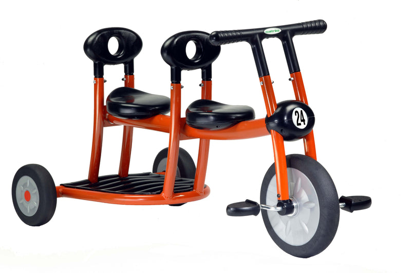 Pilot 200 Orange Double Seat Tricycle