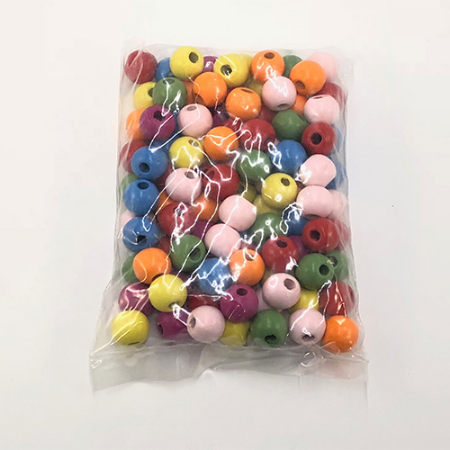 Wooden Beads Color - 100 pc
