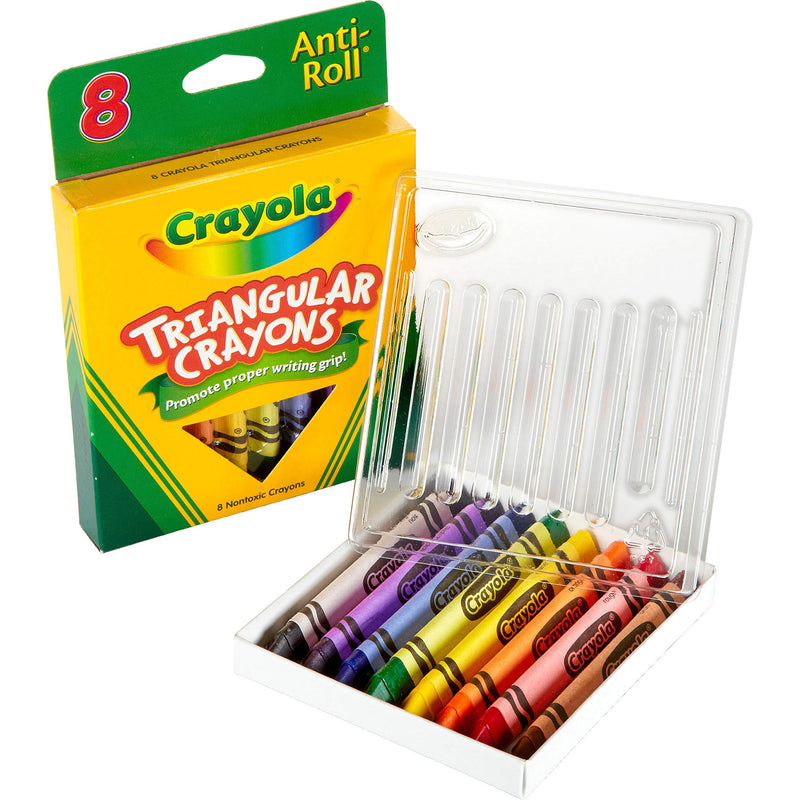 Triangular Crayons - 8 pc