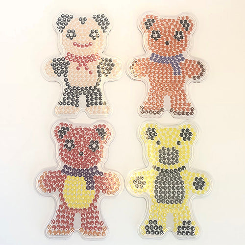 Hama Beads Patterns Small 4 pc - Teddy Bears