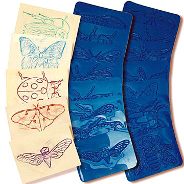 Insects Rubbing Plates - 16 pc