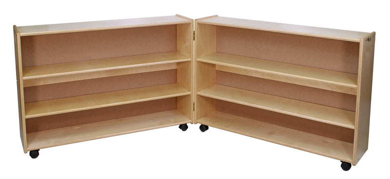 Adjustable 2 Shelf Storage - Tall Narrow Hinged Units