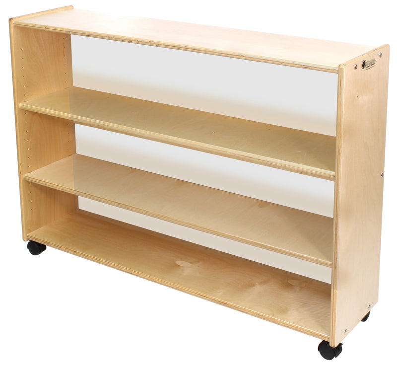 Adjustable 2 Shelf Storage - Tall Narrow With No Back