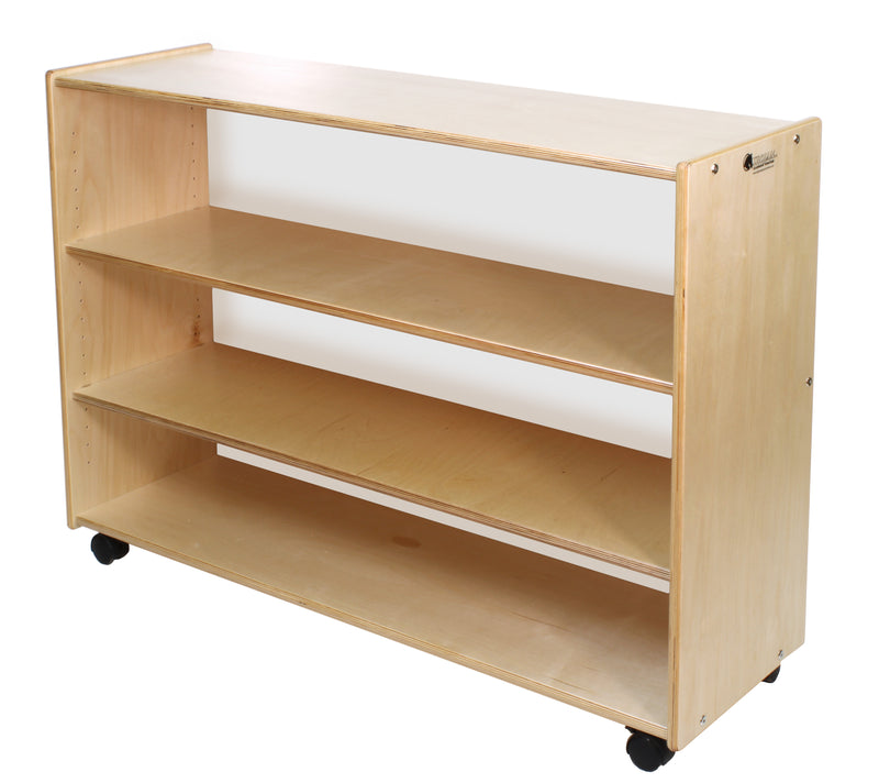 Adjustable 2 Shelf Storage - Tall Deep With No Back