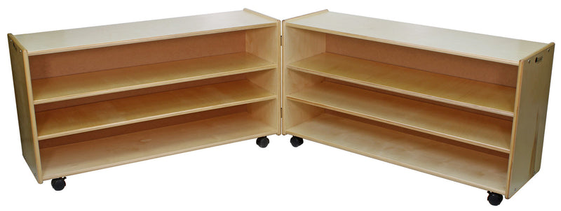 Adjustable 2 Shelf Storage - Low Deep Hinged Units