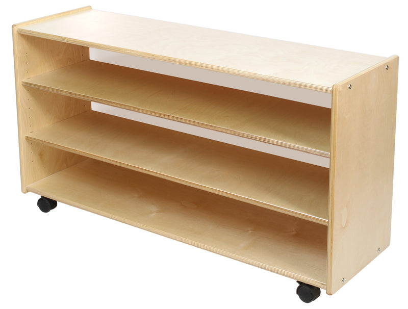 Adjustable 2 Shelf Storage - Low Deep With No Back