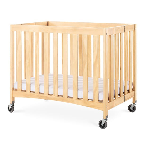 Travel Sleeper Compact Slatted Solid Wood Folding Crib
