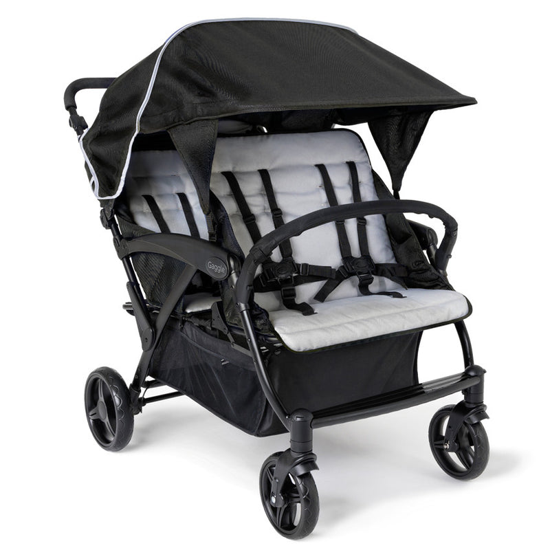 Odyssey Quad Stroller (4 Passenger) - Black/Grey