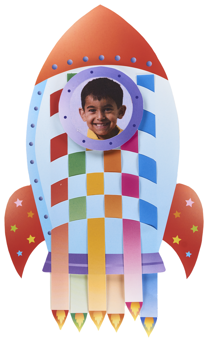 Rocket Ship Weaving Mats - 32 pc