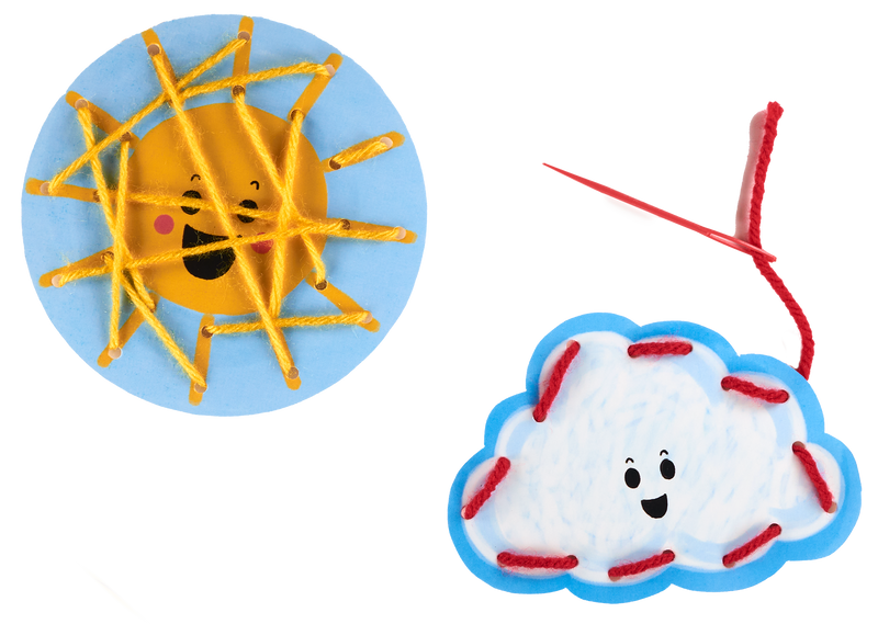 Take-Home Weather Lacing Cards - 24 pc