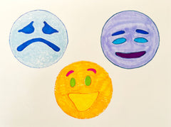 Emotion Token Stencils - 8 pc