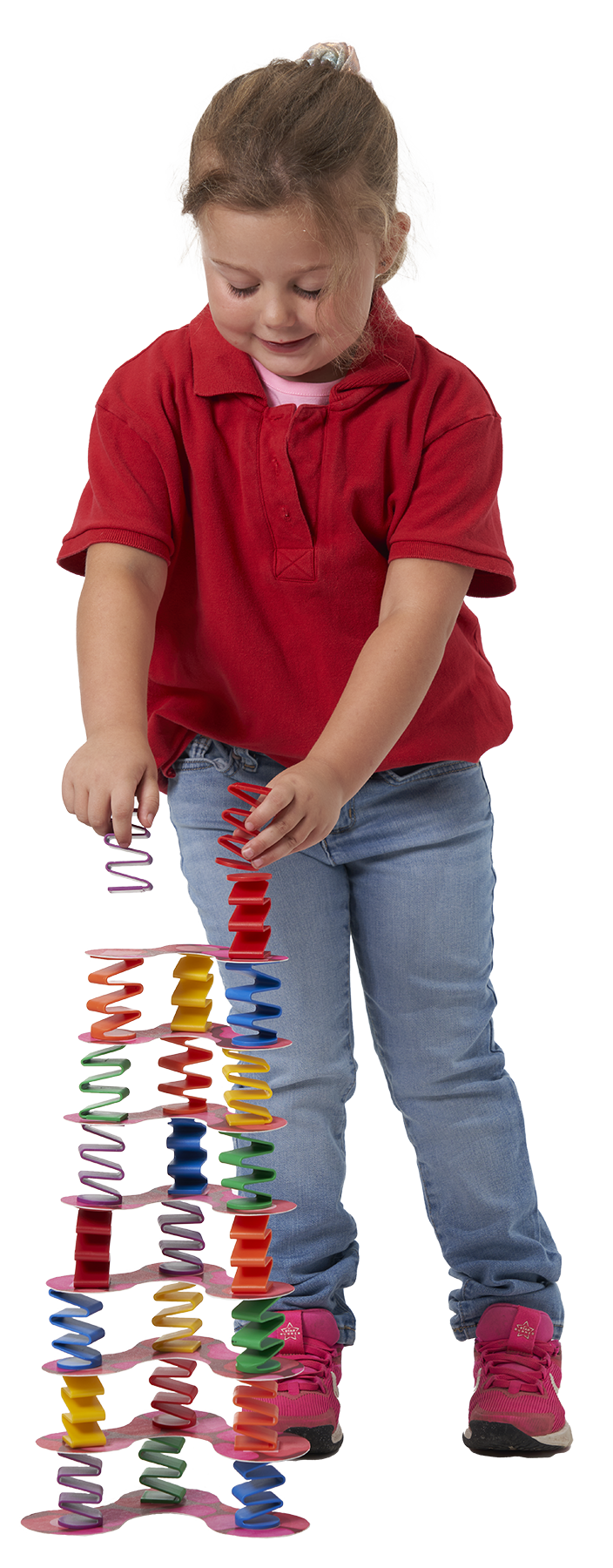 Topple Tower, 24 Spring Blocks - 28 pc