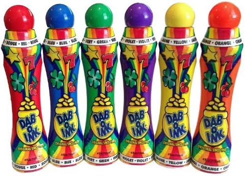 Bingo Dabbers/ Sponge Paints Solid Colors - 6 pc