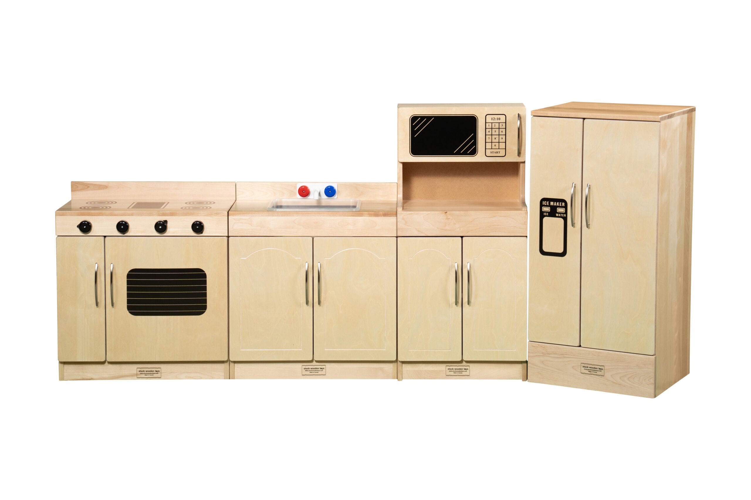Curiosity Kitchen Set Classic Kitchen Set - Hardwood - Set Of 4 – Educational Toy Outlet