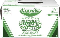 Classpack Multicultural Markers - 80 pc 8 Colors