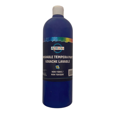 1L Washable Liquid Tempera Paint - Blue