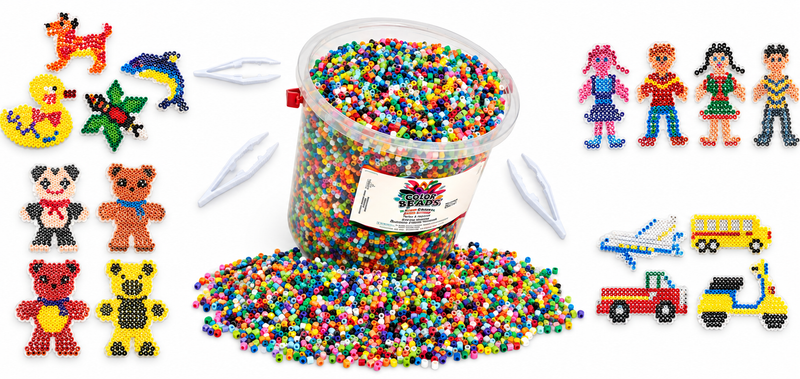 Classpack Hama Beads Tub & Shapes - 12,000 pc