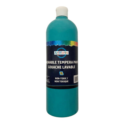 1L Washable Liquid Tempera Paint - Cobalt/Turquoise Blue
