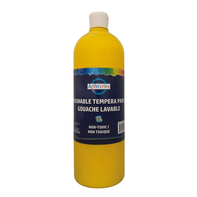1L Washable Liquid Tempera Paint - Yellow