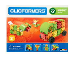 Clicformers Basic Building Multicolor Set 70 Pieces