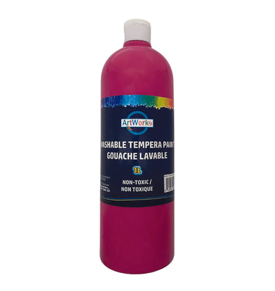 1L Washable Liquid Tempera Paint - Pink/Magenta