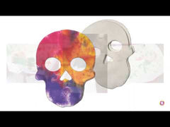 Color Diffusing Sugar Skulls - 100 pc