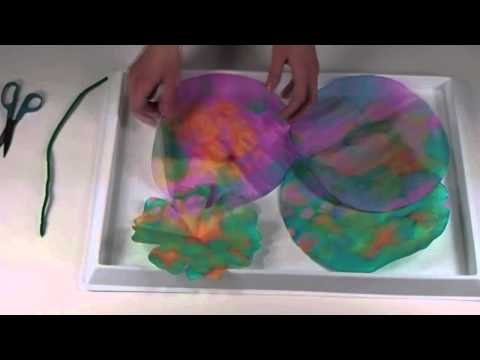 Color Diffusing Paper Circles - 100 pc