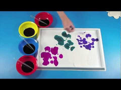 Color Diffusing Paper Flowers - 80 pc