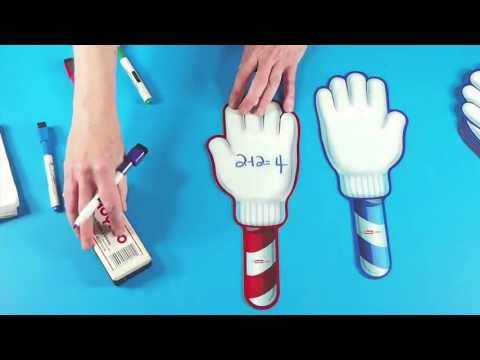 Hands Up Dry Erase Answer Boards 24/pkg