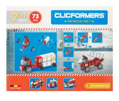 Clicformers Rescue Multicolor Building Set 73 Pieces