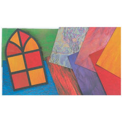 Stained Glass Craft Paper - 24 pc