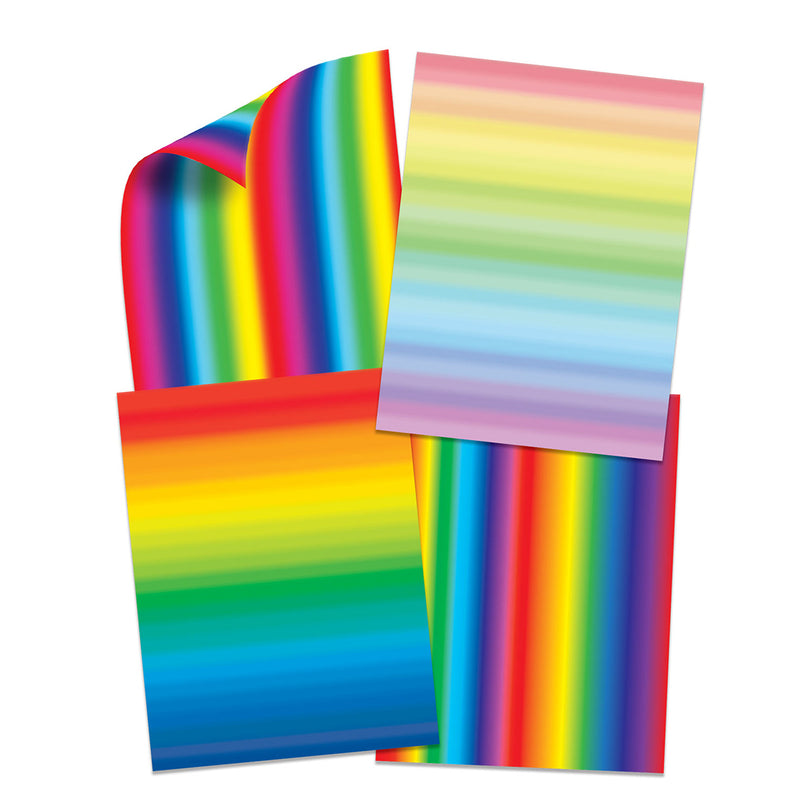 Double Sided - Double Color - Rainbow Paper - 96 pc
