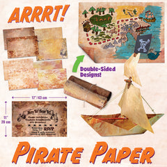 Pirate Paper - 11X 17'' - 32 sheets