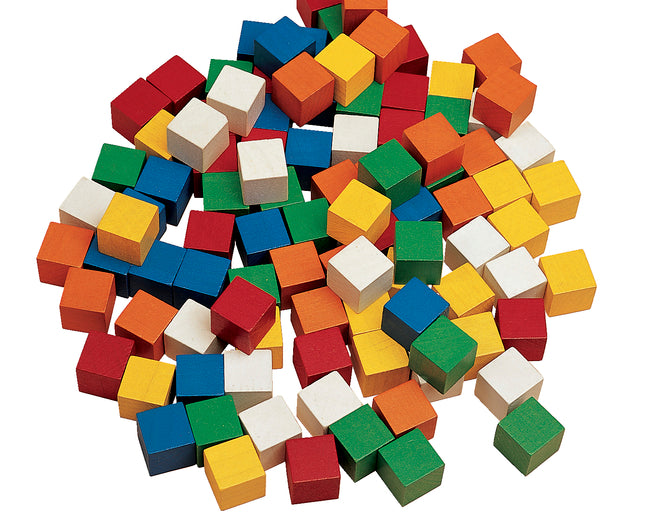 Wooden Cubes Small - 20 pc
