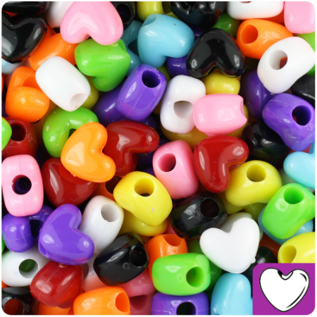 Heart Beads - 500 pc
