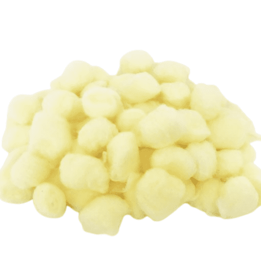 Cotton Balls Yellow - 125 pc