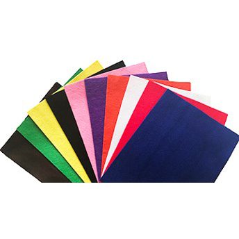 Felt Sheets Assorted Colors 9X12" 50/Bag