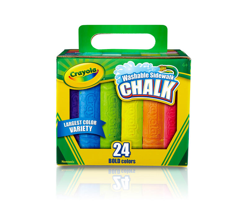 Sidewalk Chalk - 24 pc Assorted Colors
