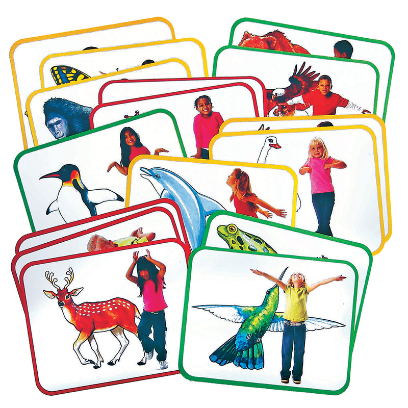 Body Poetry: Animal Action Cards - 16 pc