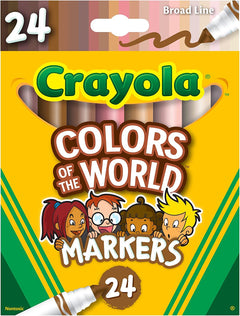 Colors Of The World Markers - 24 Pc