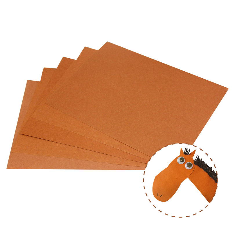 The Teachers' Lounge®  Construction Paper, Light Brown, 9 x 12, 50 Sheets