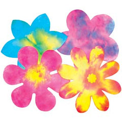 Color Diffusing Paper Flowers - 80 pc