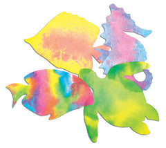 Color Diffusing Paper Sealife - 48 pc