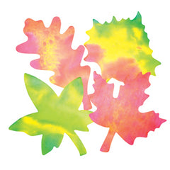 Color Diffusing Paper Leaves - 80 pc