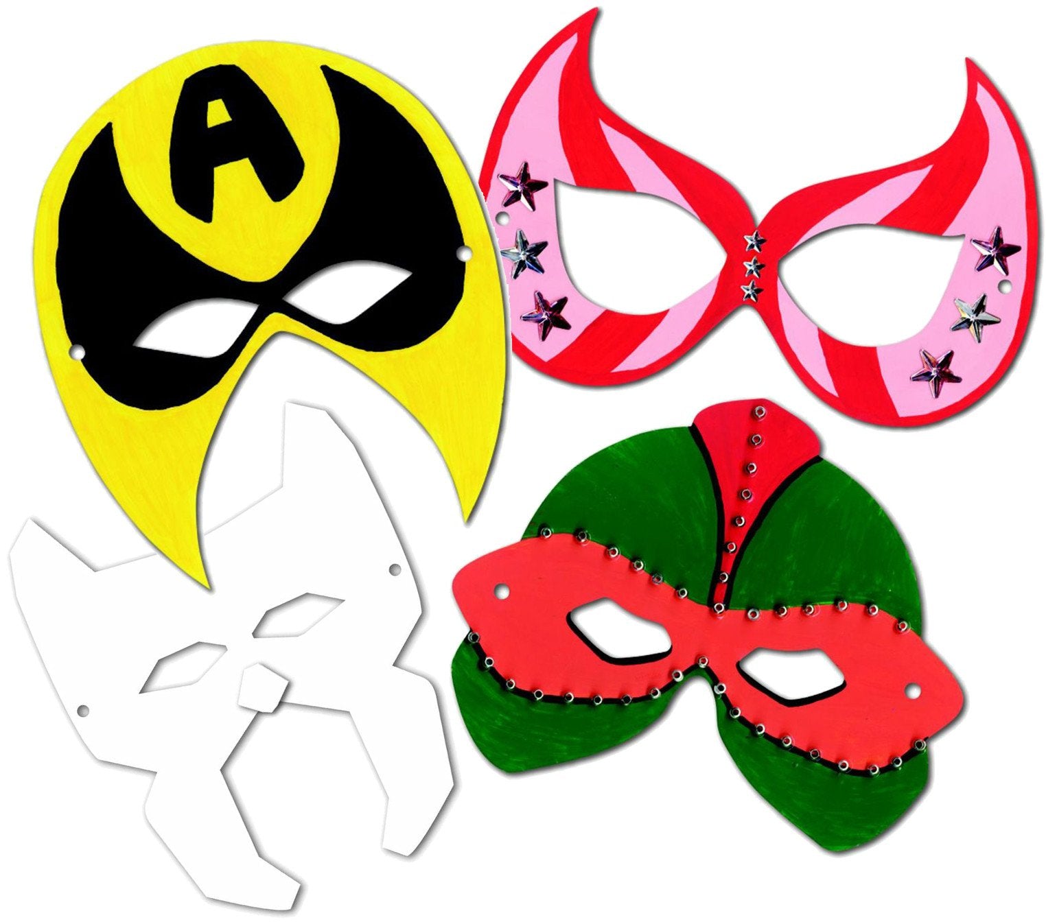 Super Hero Masks 24/pkg