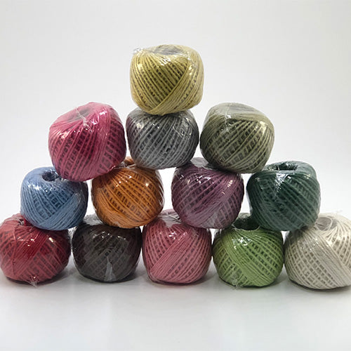 Jute Rope Colored 50g - White