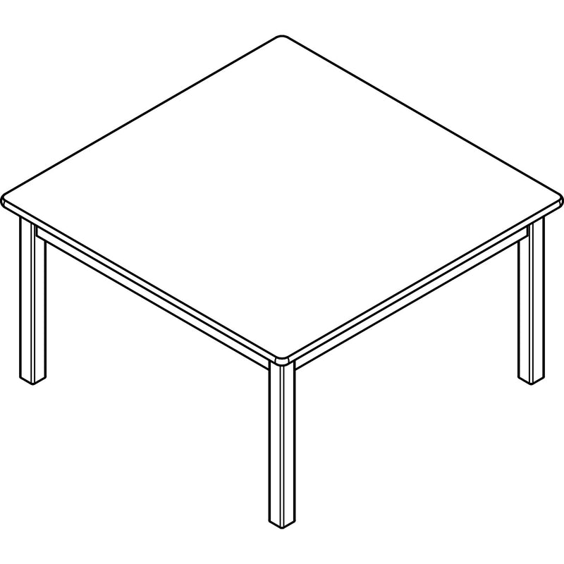 Square Wooden Table 36