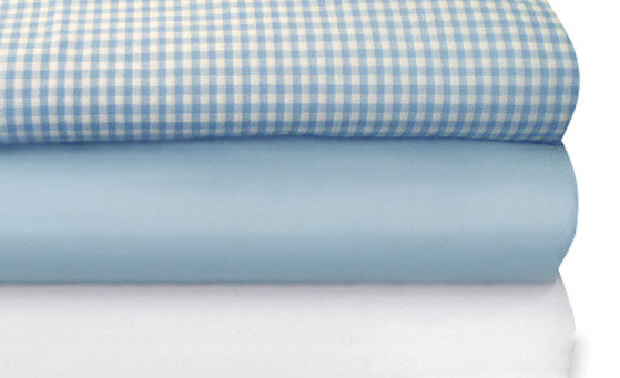 Cozyfit Cot Sheets Standard, Blue
