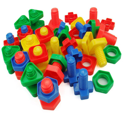Manipulatives Nuts & Bolts - 56 pc
