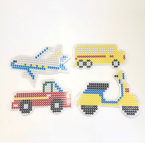 Hama Beads Patterns.pdf Hama Beads Patterns Medium 4 pc - Transportation – Educational Toy Outlet